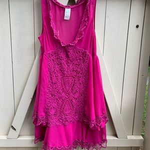 Free People Lace Trim Top/Dress